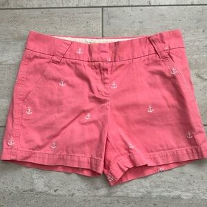 J Crew Factory chino shorts with anchors